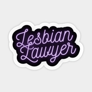 Lesbian Lawyer - Purple Sticker